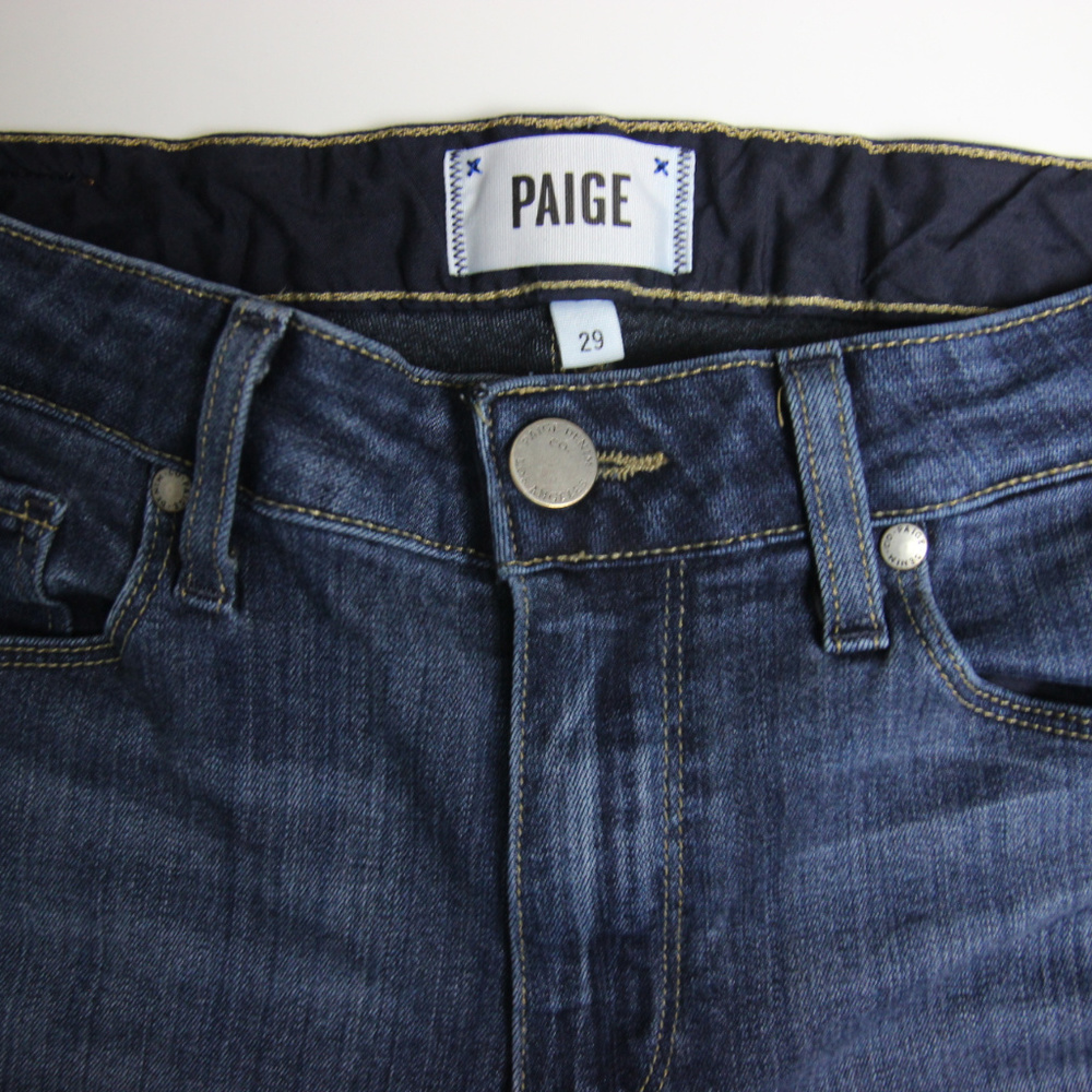 Paige Womens High Rise Bell Canyon Jeans 29